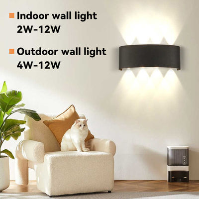 Éclairage murale intérieur LED de 8 W avec un design moderne et une température de couleur de 3000K/4000K/6500K