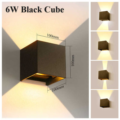 Éclairage murale intérieur LED de 8 W avec un design moderne et une température de couleur de 3000K/4000K/6500K
