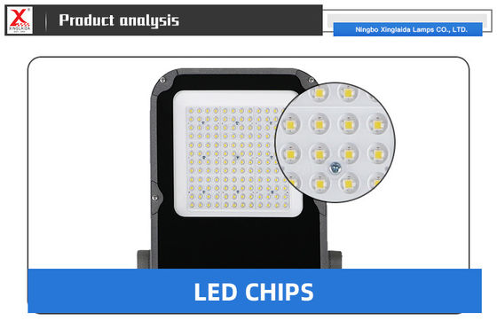 IP66 imperméable à l'eau AC100V-277V Voltage d'entrée projecteur de stade extérieur LED