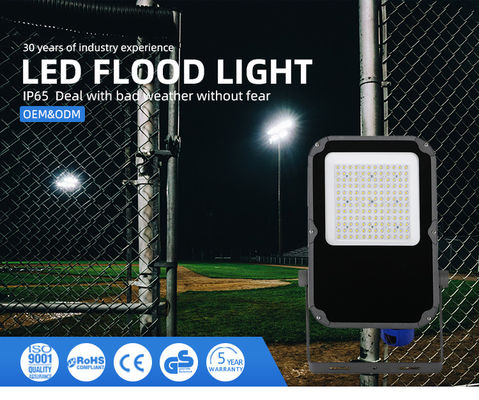 IP66 imperméable à l'eau AC100V-277V Voltage d'entrée projecteur de stade extérieur LED