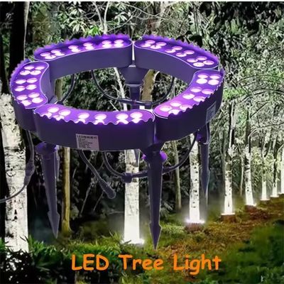 Éclairez vos parcs avec une lumière LED blanche douce et chaude