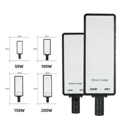 50W 100W 150W 200W extérieur IP66 étanche à l'eau intégré LED Street Light pour High Way Road