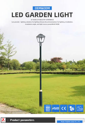 Aluminium extérieur IP65 étanche 40w 60w 80w 100w 120w lumière de jardin LED pour l'éclairage du parc