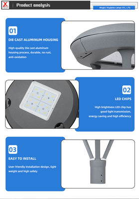 Lampe à LED de 50W pour le jardin de type villa en Europe avec une température de couleur de 3/5 et 4000K
