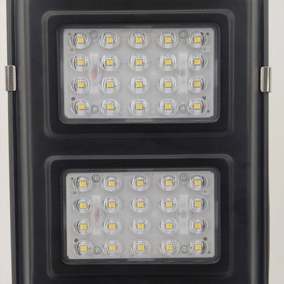 13000lm Flux lumineux Lampes solaires à LED étanches à l'eau avec aluminium gris foncé