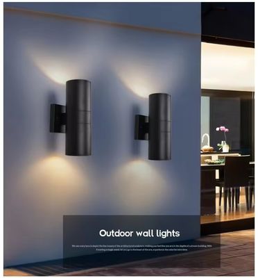 Lampes murales à écran de jardin extérieur à LED diffuseur de lumière murale en aluminium 6W 10W 12W 24W 48W 60W