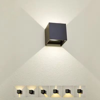 Indice de rendu des couleurs Ra 80 Lumière murale extérieure moderne LED étanche IP65 vers le haut vers le bas