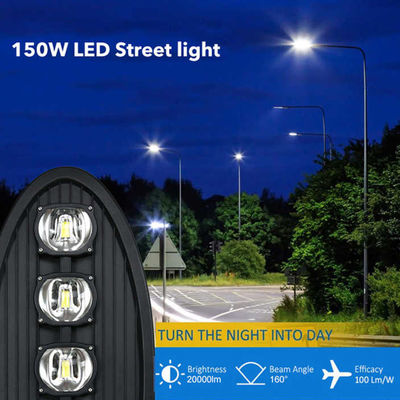 Lumière de route en aluminium imperméable à l'eau 100W 150W 200W 250W 300W avec 50000 heures de travail