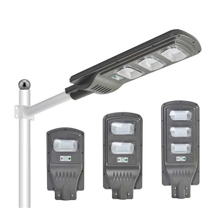 Lampe de rue LED solaire SMD en aluminium 100W 200W 300W pour les solutions d'éclairage de mise en page Agi32