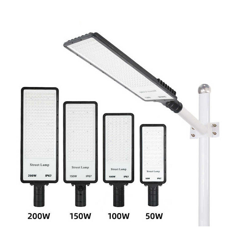 50W 100W 150W 200W extérieur IP66 étanche à l'eau intégré LED Street Light pour High Way Road