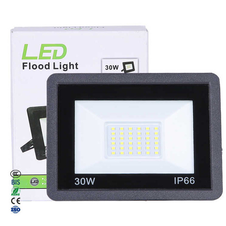 Lampe Flux lumineux lm 17000 10W 20W 30W 50W 150W 200W Lumière d'inondation pour éclairage extérieur