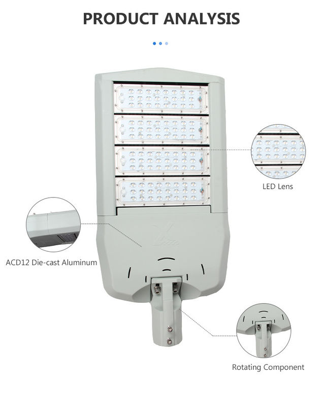 Lumière de rue LED extérieure IP65 résistant à l'eau 70 Ra 5 200W / 250W / 300W / 350W